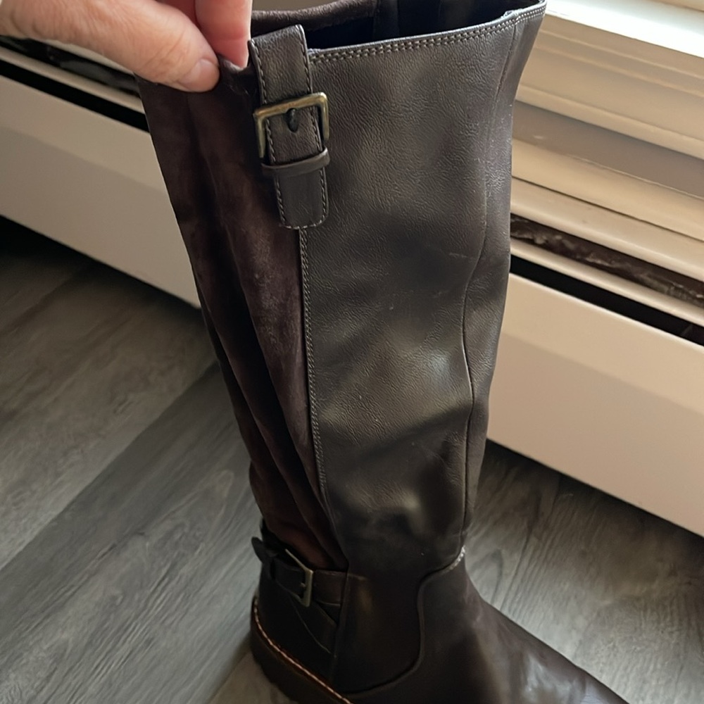 Nordstrom Rack Brand Faux Leather Lug Boots View 2
